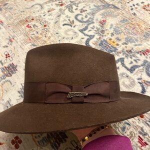100% Wool Official Indiana Jones Brown Fedora Hat